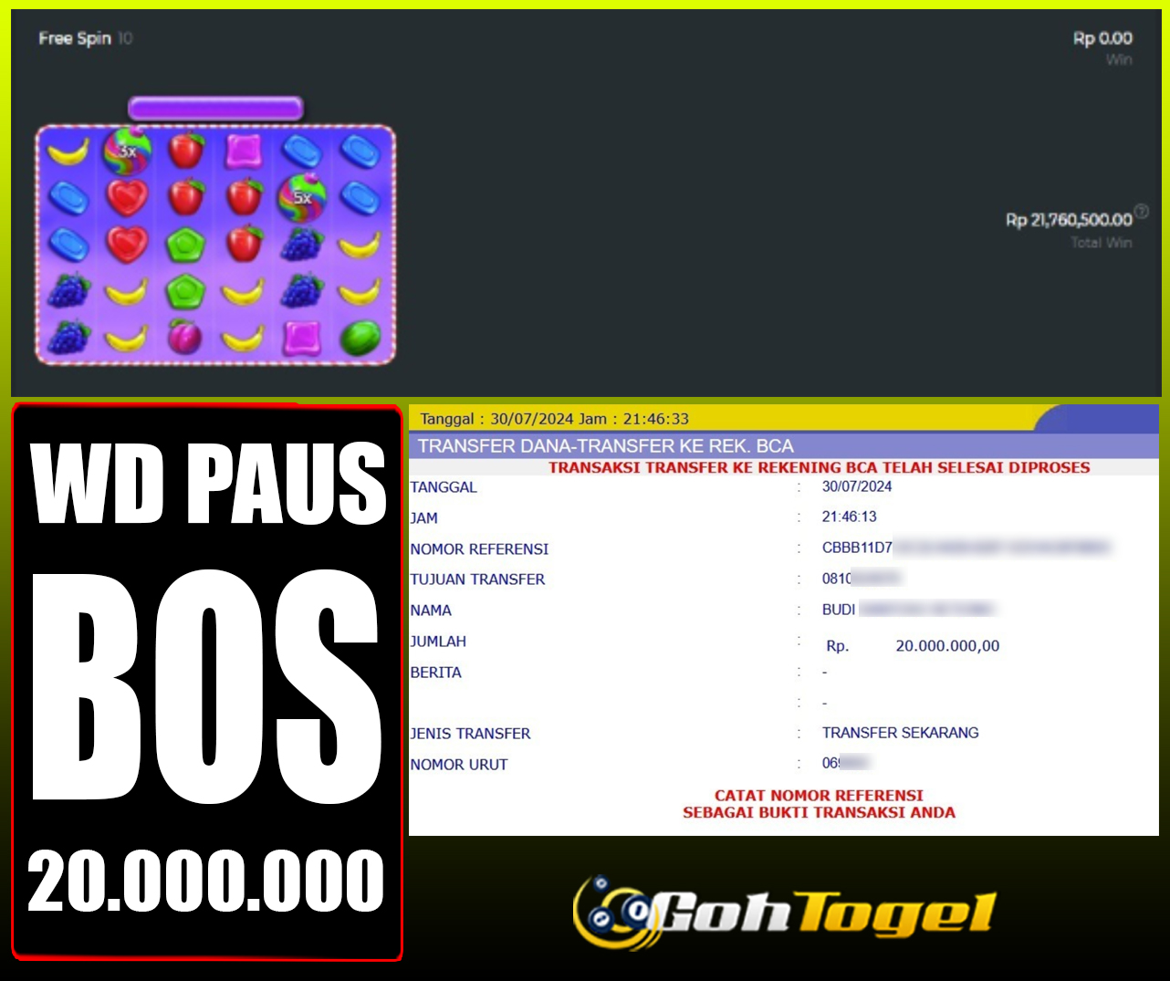 SELAMAT KEPADA ID XXX JACKPOT SLOT PRAGMATIC