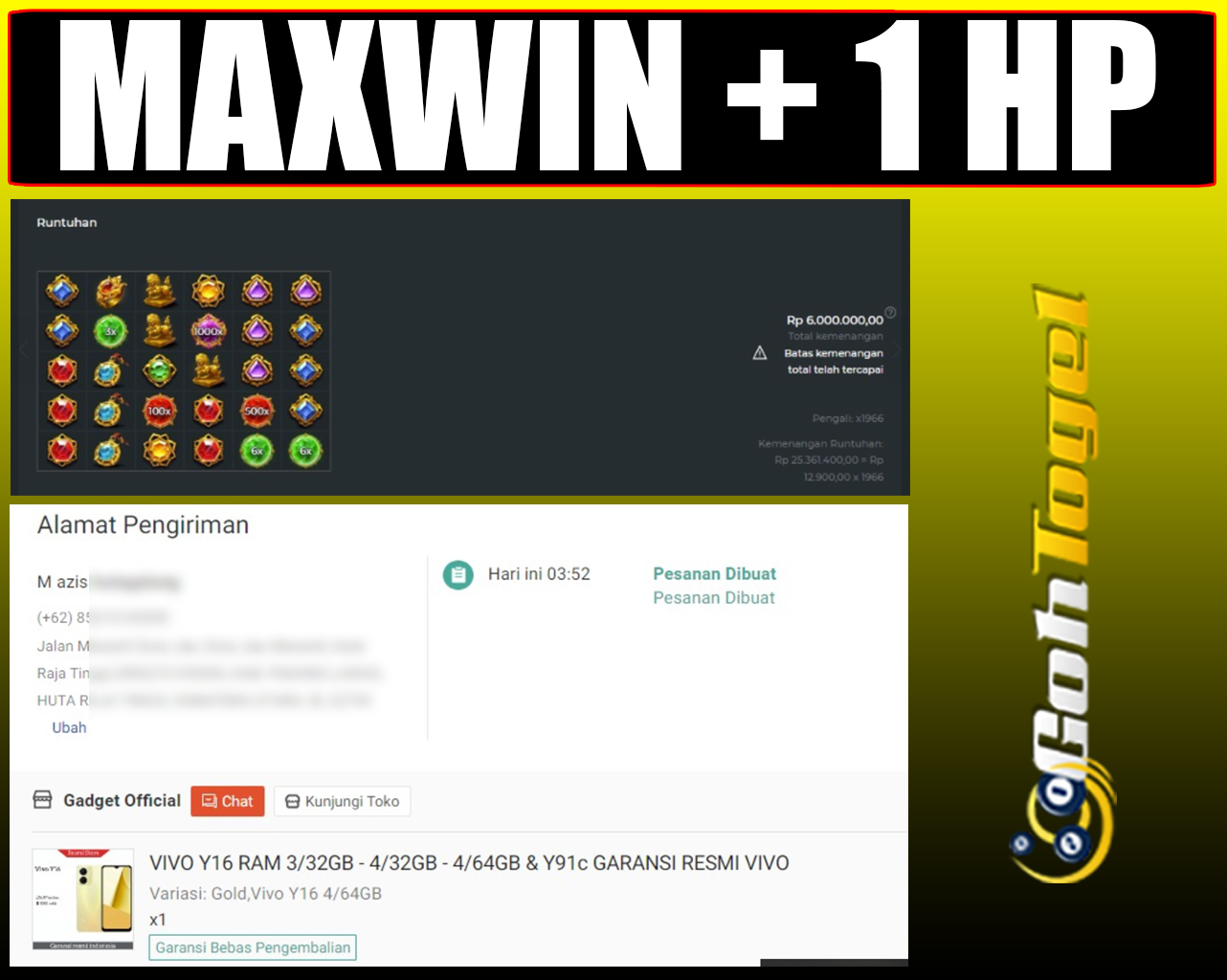 SELAMAT KEPADA ID XXX JACKPOT SLOT PRAGMATIC