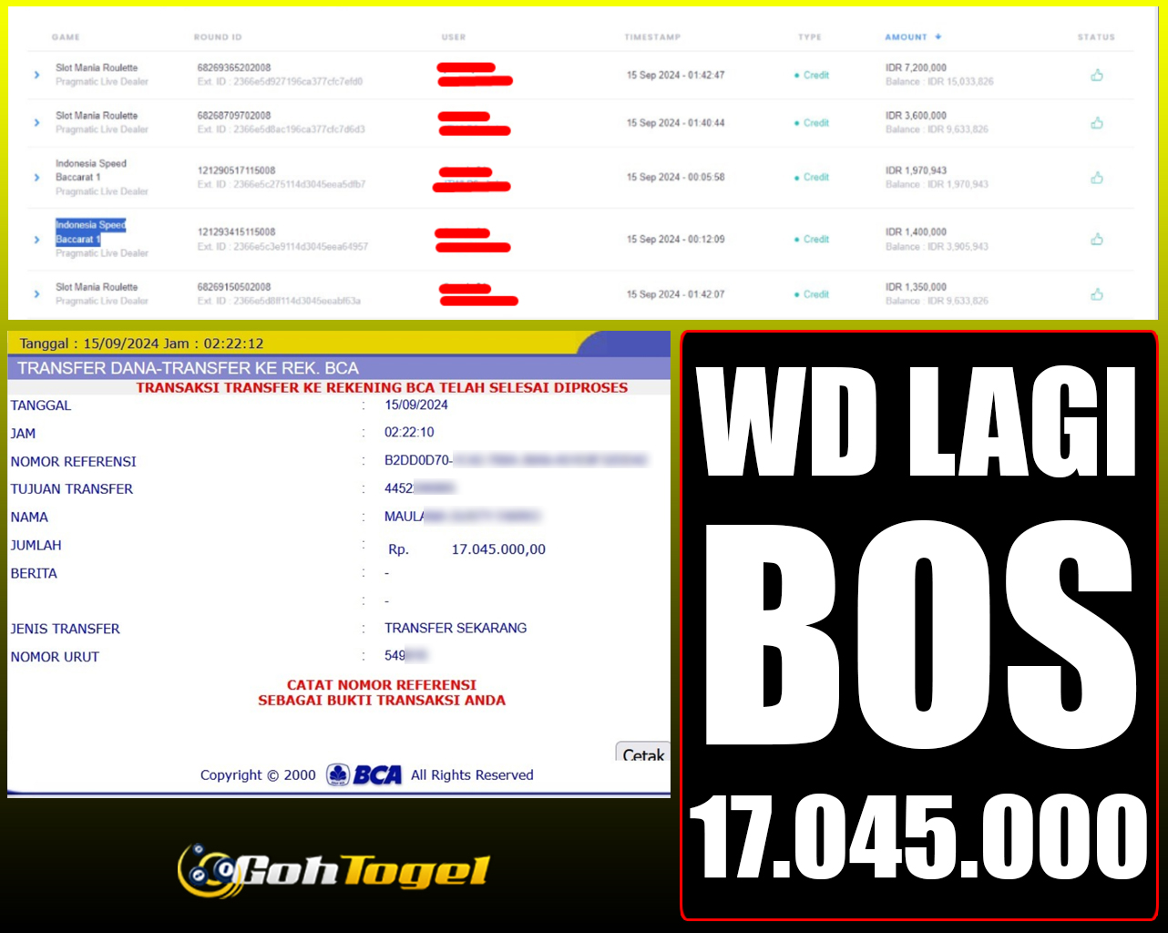  SELAMAT KEPADA ID XXX JACKPOT SLOT PRAGMATIC