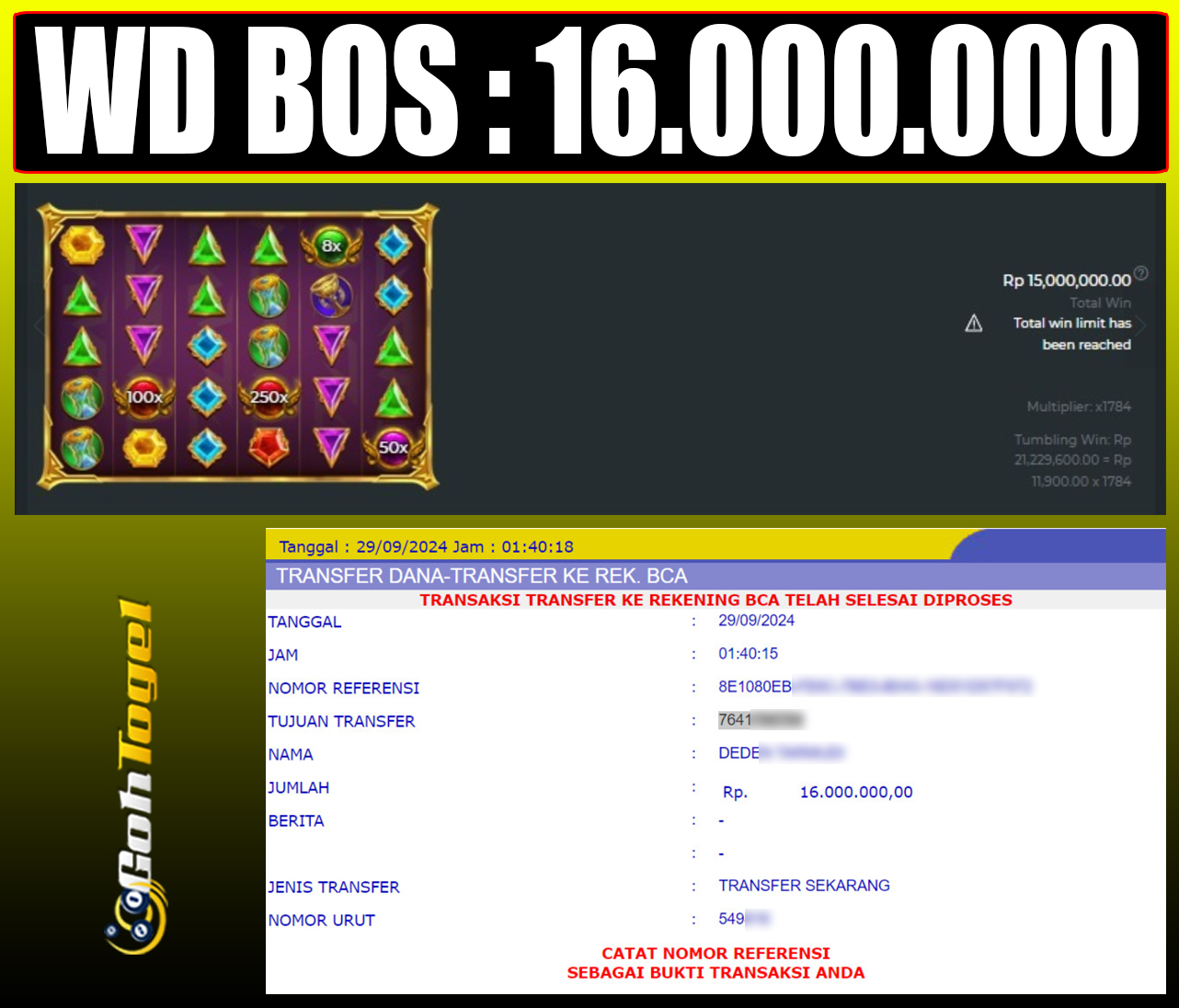  SELAMAT KEPADA ID XXX JACKPOT SLOT PRAGMATIC