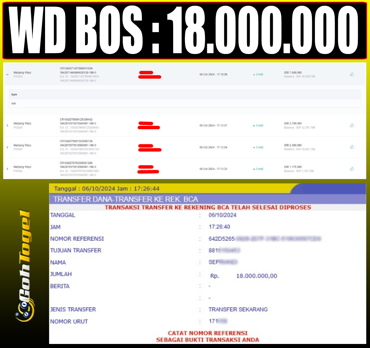  SELAMAT KEPADA ID XXX JACKPOT SLOT PRAGMATIC