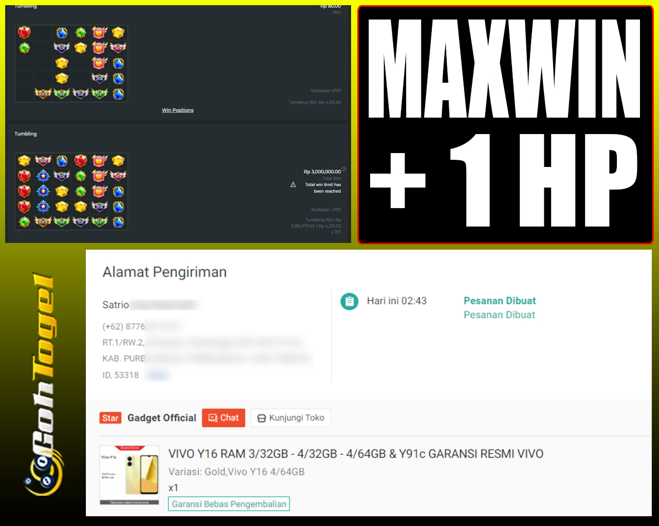  SELAMAT KEPADA ID XXX JACKPOT SLOT PRAGMATIC