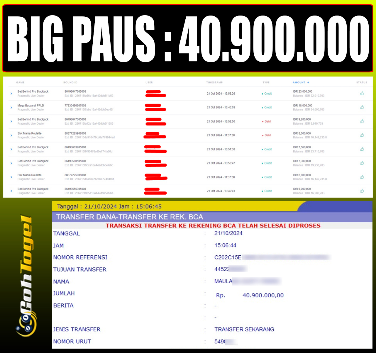  SELAMAT KEPADA ID XXX JACKPOT SLOT PRAGMATIC