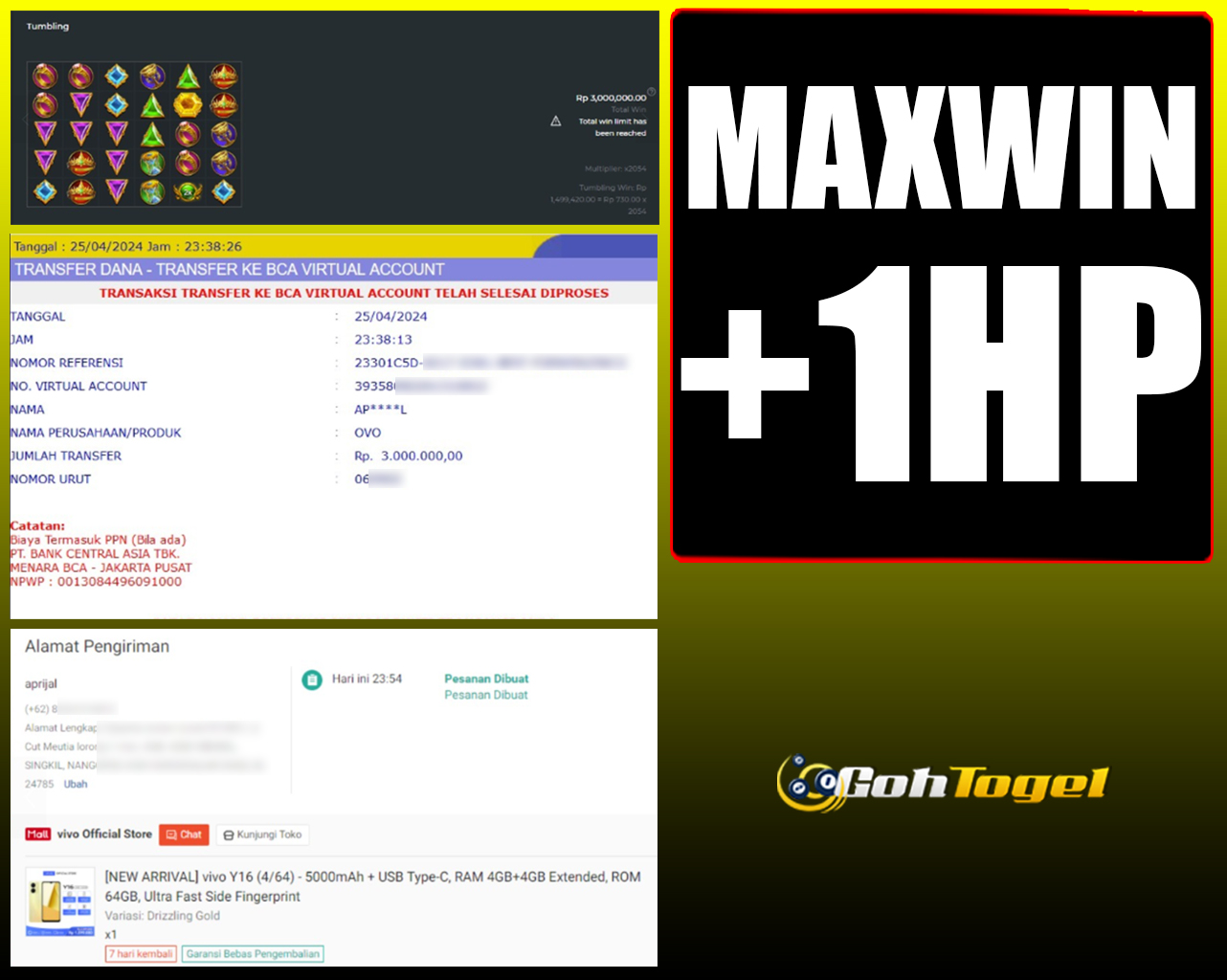 SELAMAT KEPADA ID XXX JACKPOT SLOT PRAGMATIC