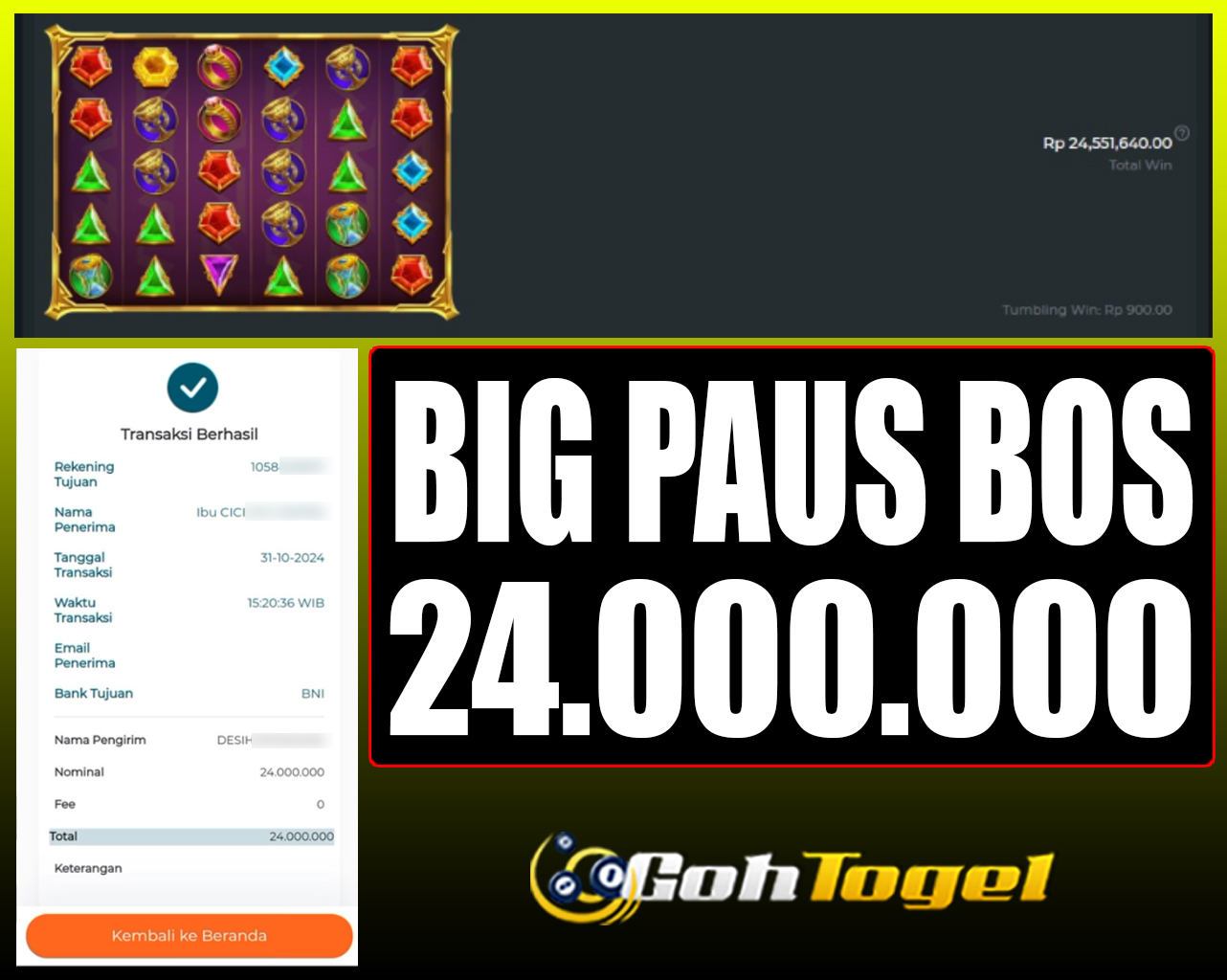  SELAMAT KEPADA ID XXX JACKPOT SLOT PRAGMATIC