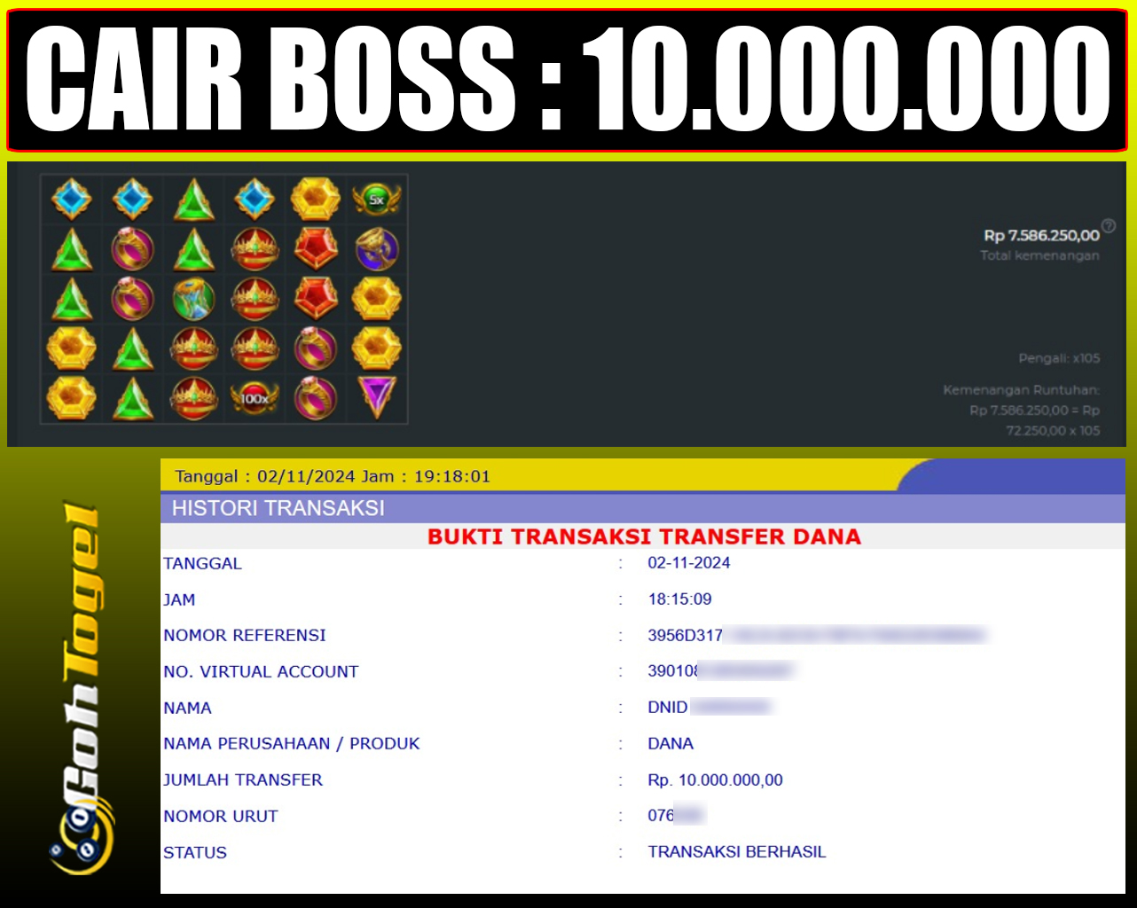  SELAMAT KEPADA ID XXX JACKPOT SLOT PRAGMATIC