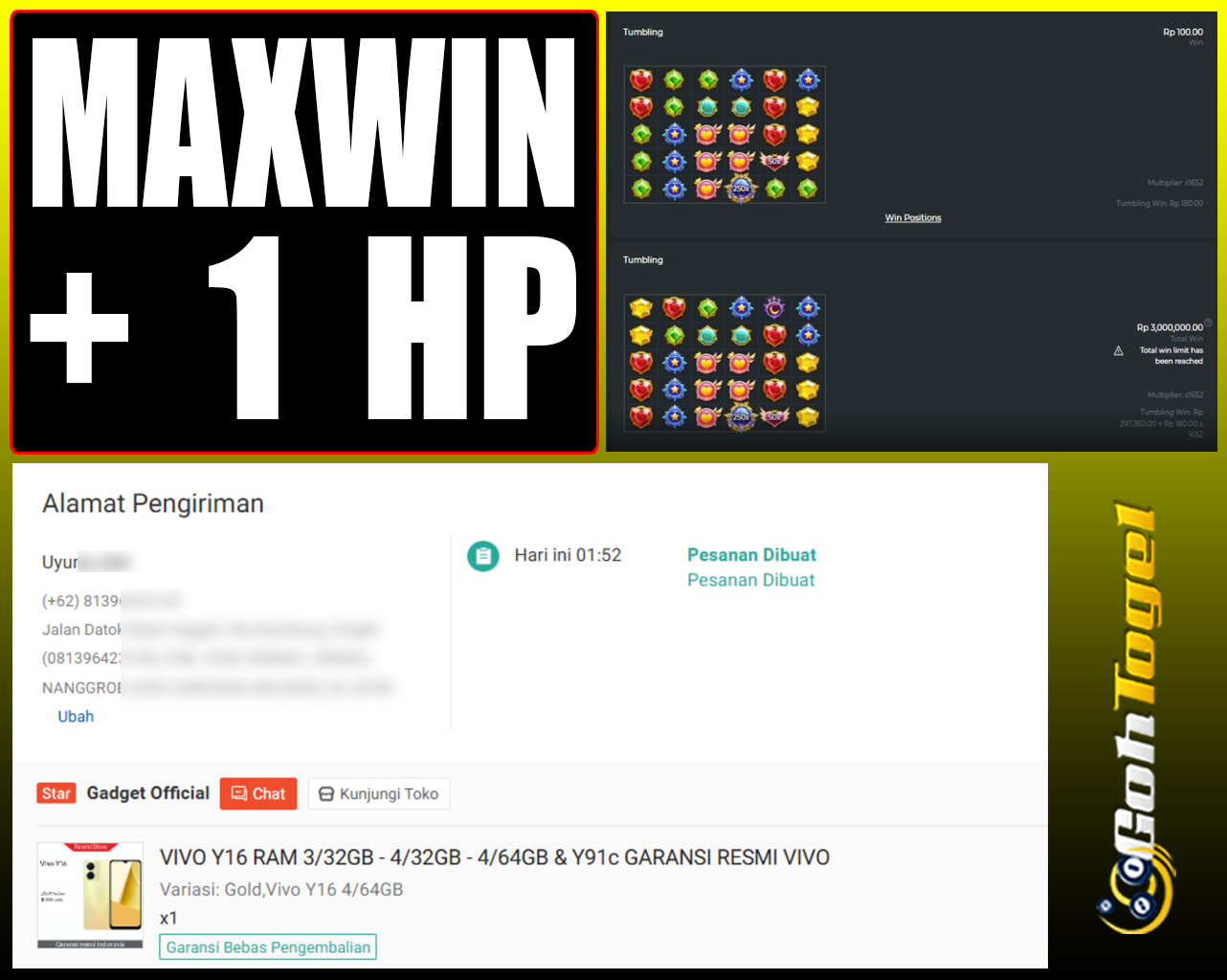  SELAMAT KEPADA ID XXX JACKPOT SLOT PRAGMATIC