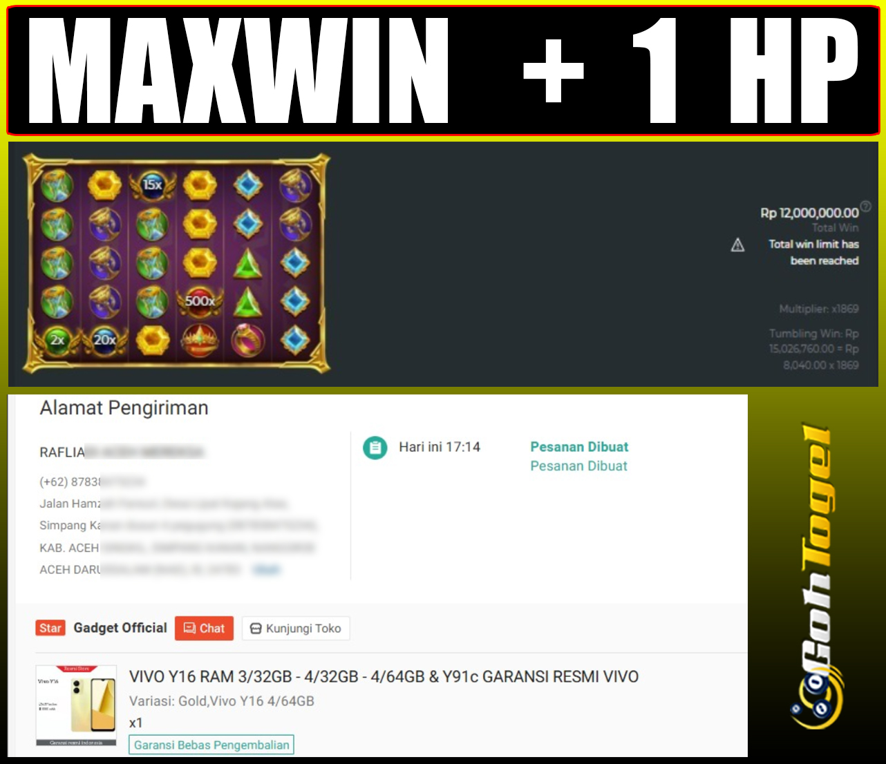  SELAMAT KEPADA ID XXX JACKPOT SLOT PRAGMATIC