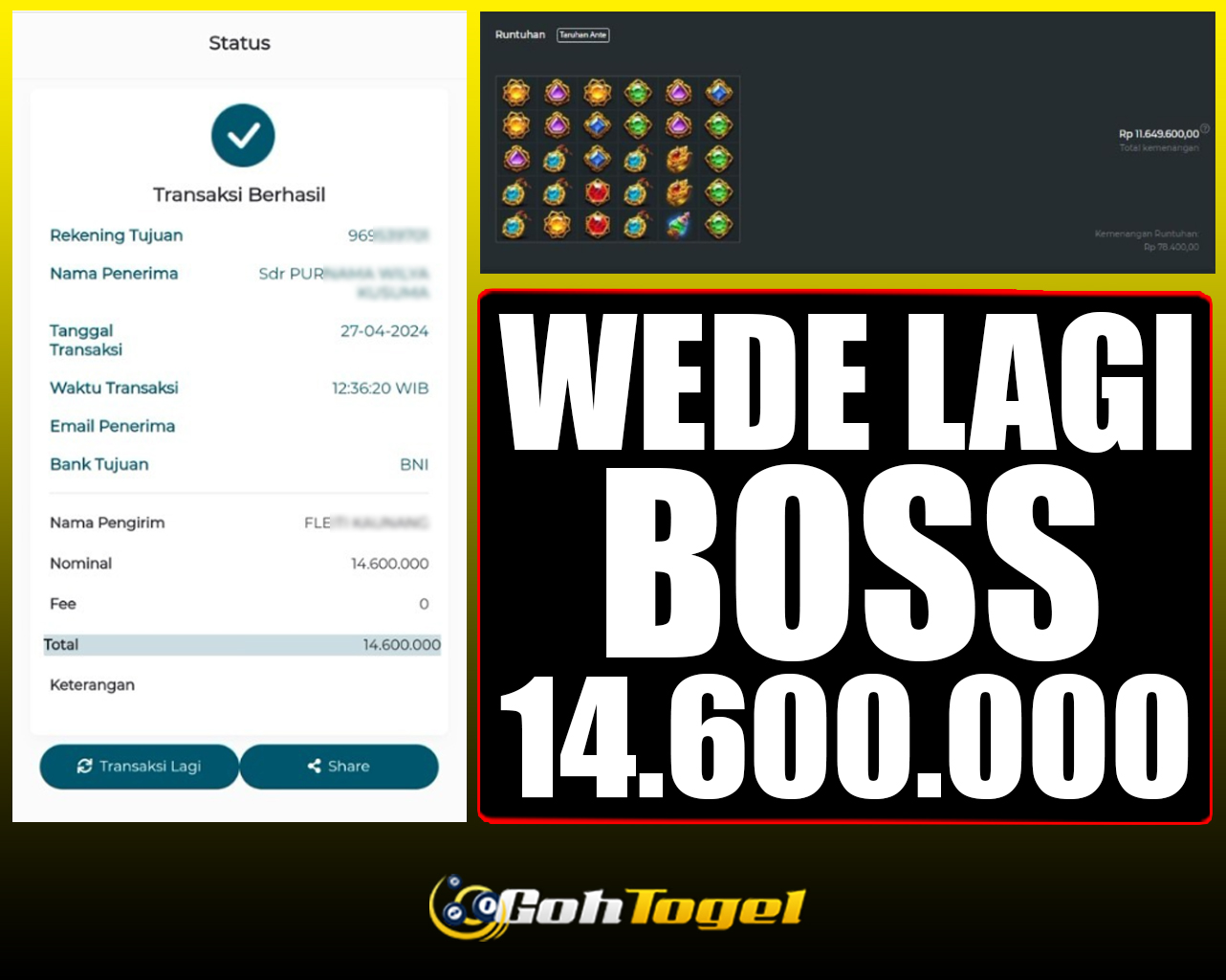 SELAMAT KEPADA ID XXX JACKPOT SLOT PRAGMATIC