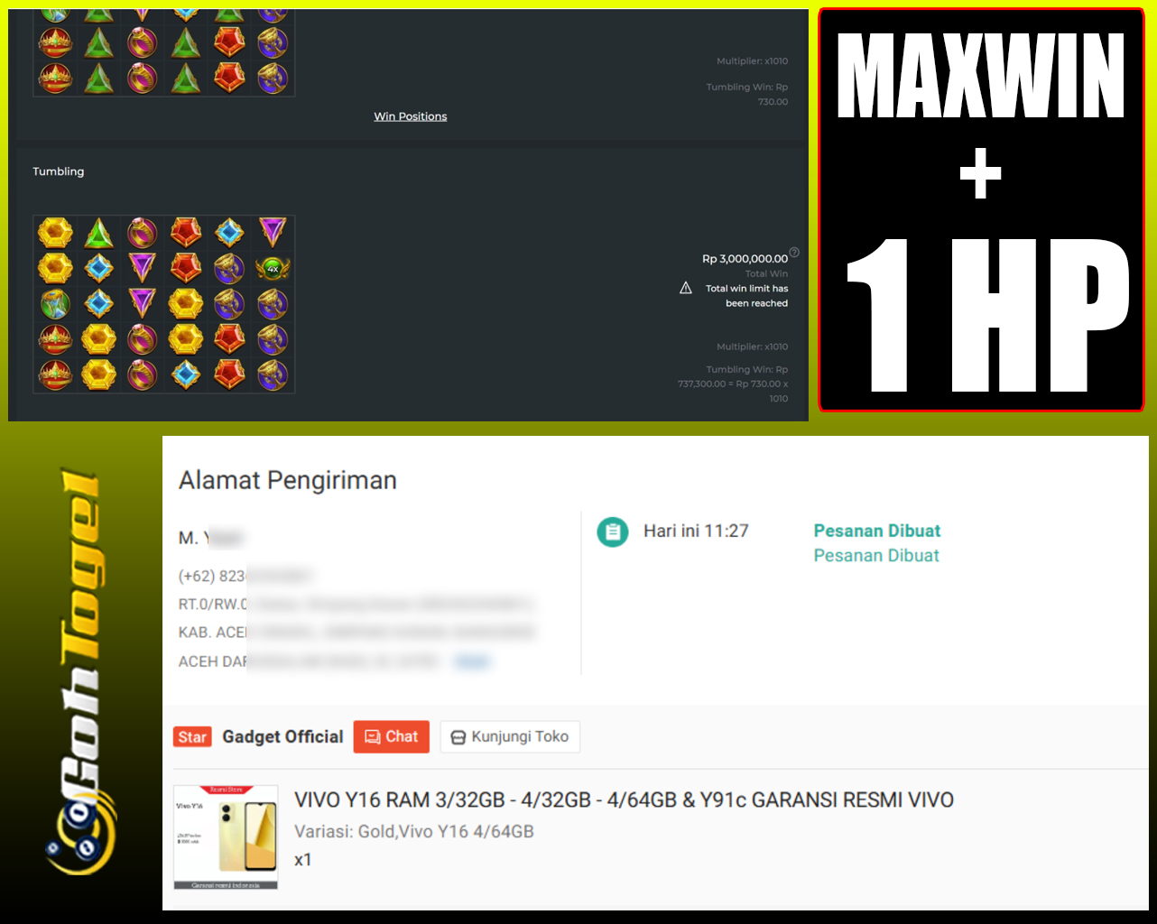 SELAMAT KEPADA ID XXX JACKPOT SLOT PRAGMATIC