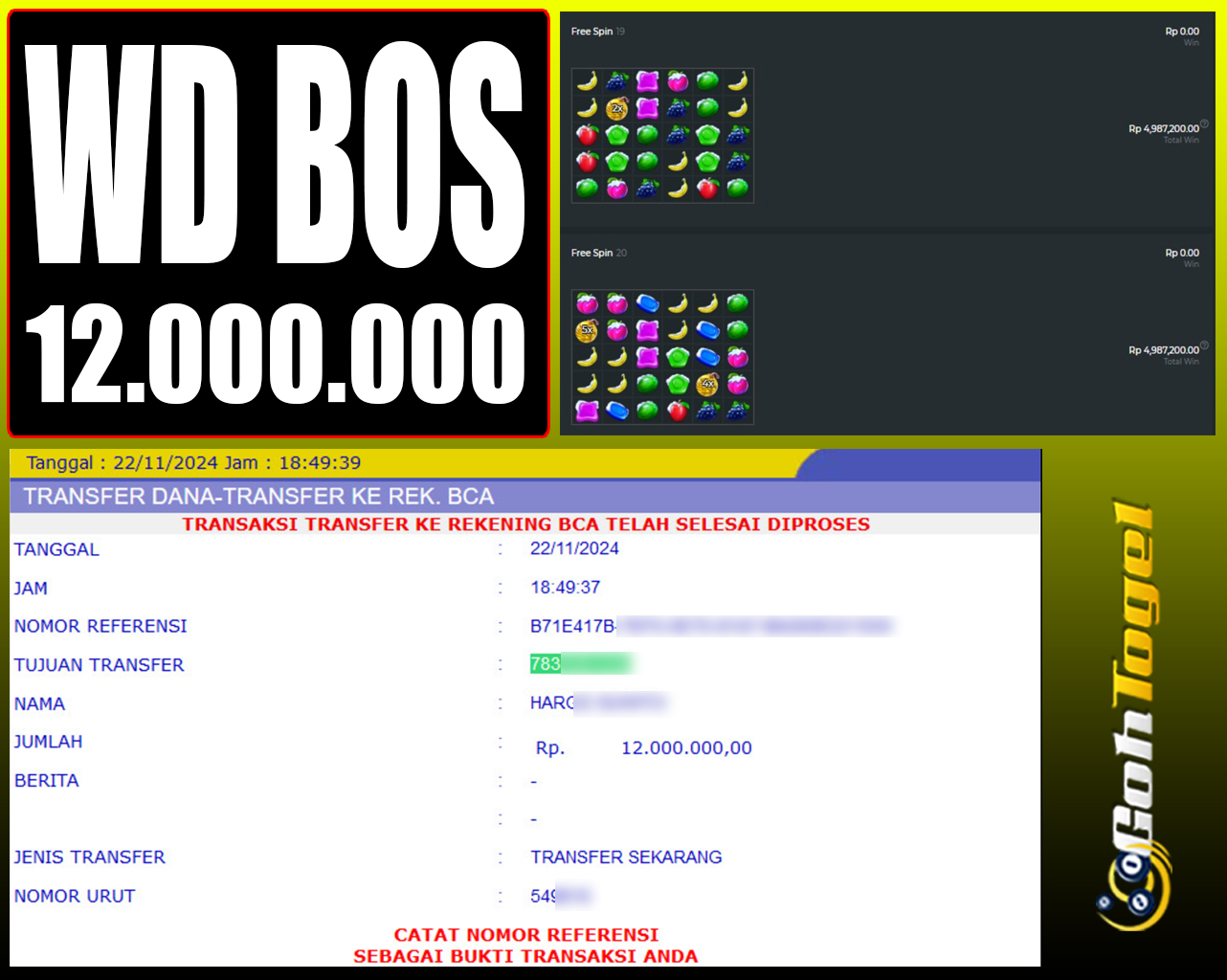 SELAMAT KEPADA ID XXX JACKPOT SLOT PRAGMATIC