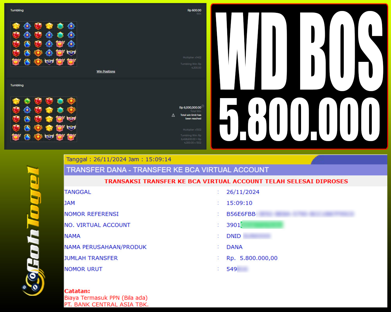 SELAMAT KEPADA ID XXX JACKPOT SLOT PRAGMATIC