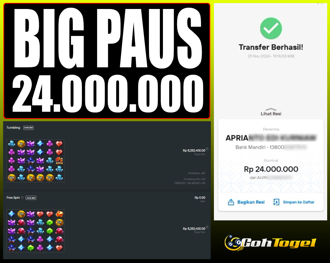 SELAMAT KEPADA ID XXX JACKPOT SLOT PRAGMATIC