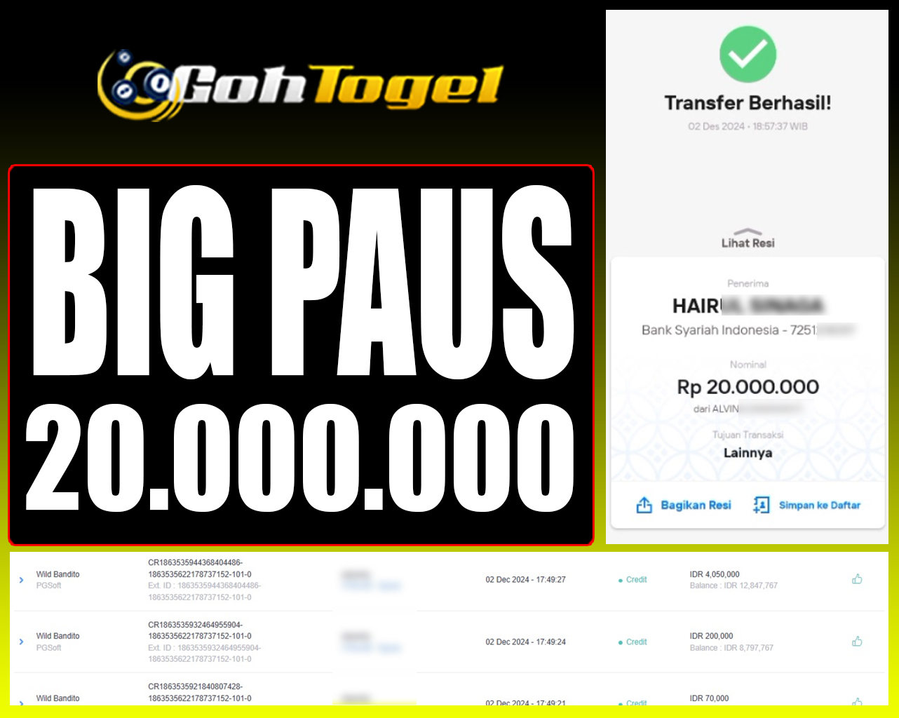 SELAMAT KEPADA ID XXX JACKPOT SLOT PRAGMATIC