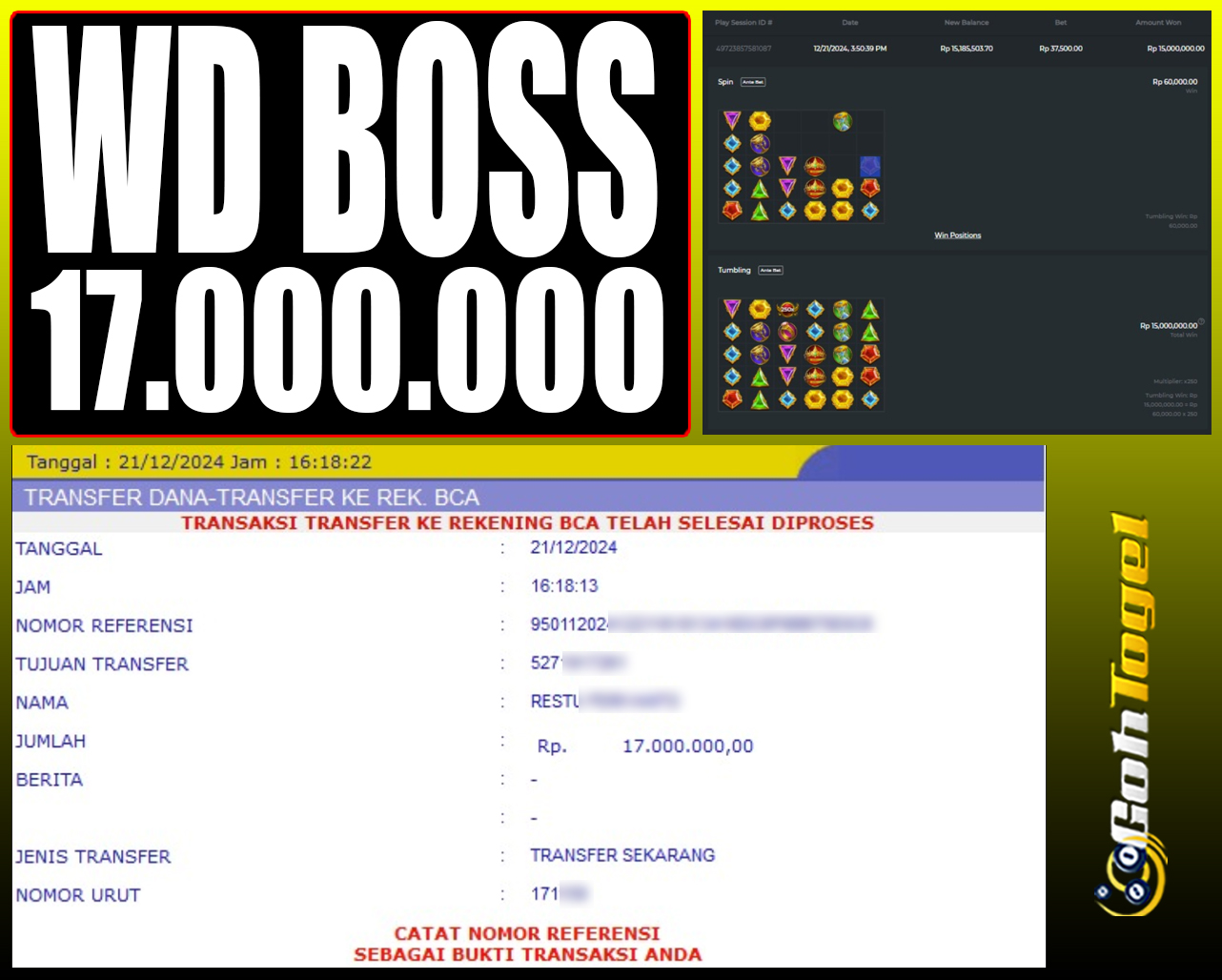 SELAMAT KEPADA ID XXX JACKPOT SLOT PRAGMATIC