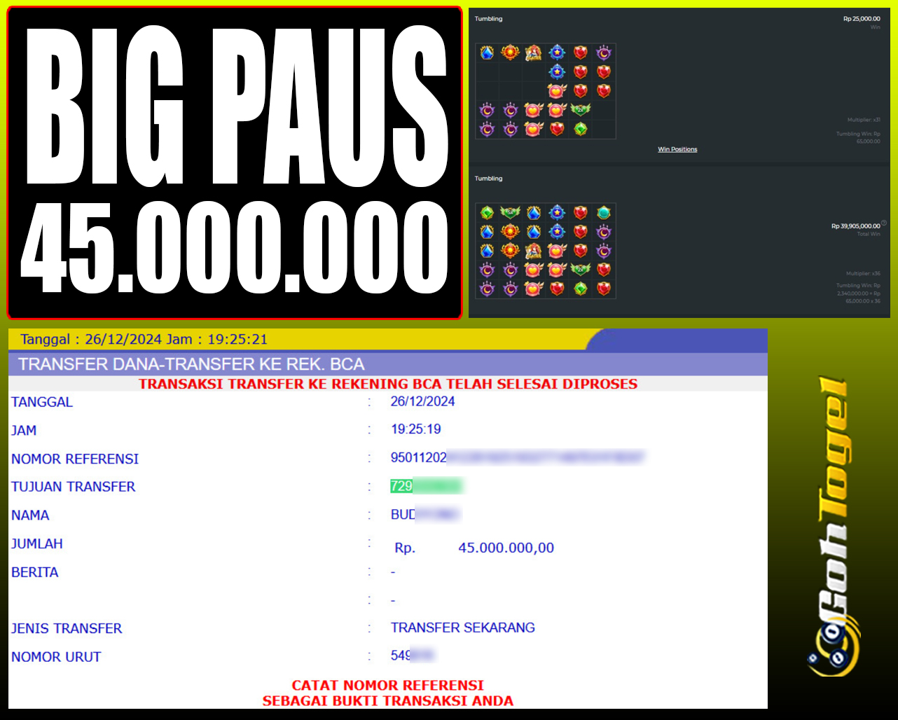 SELAMAT KEPADA ID XXX JACKPOT SLOT PRAGMATIC