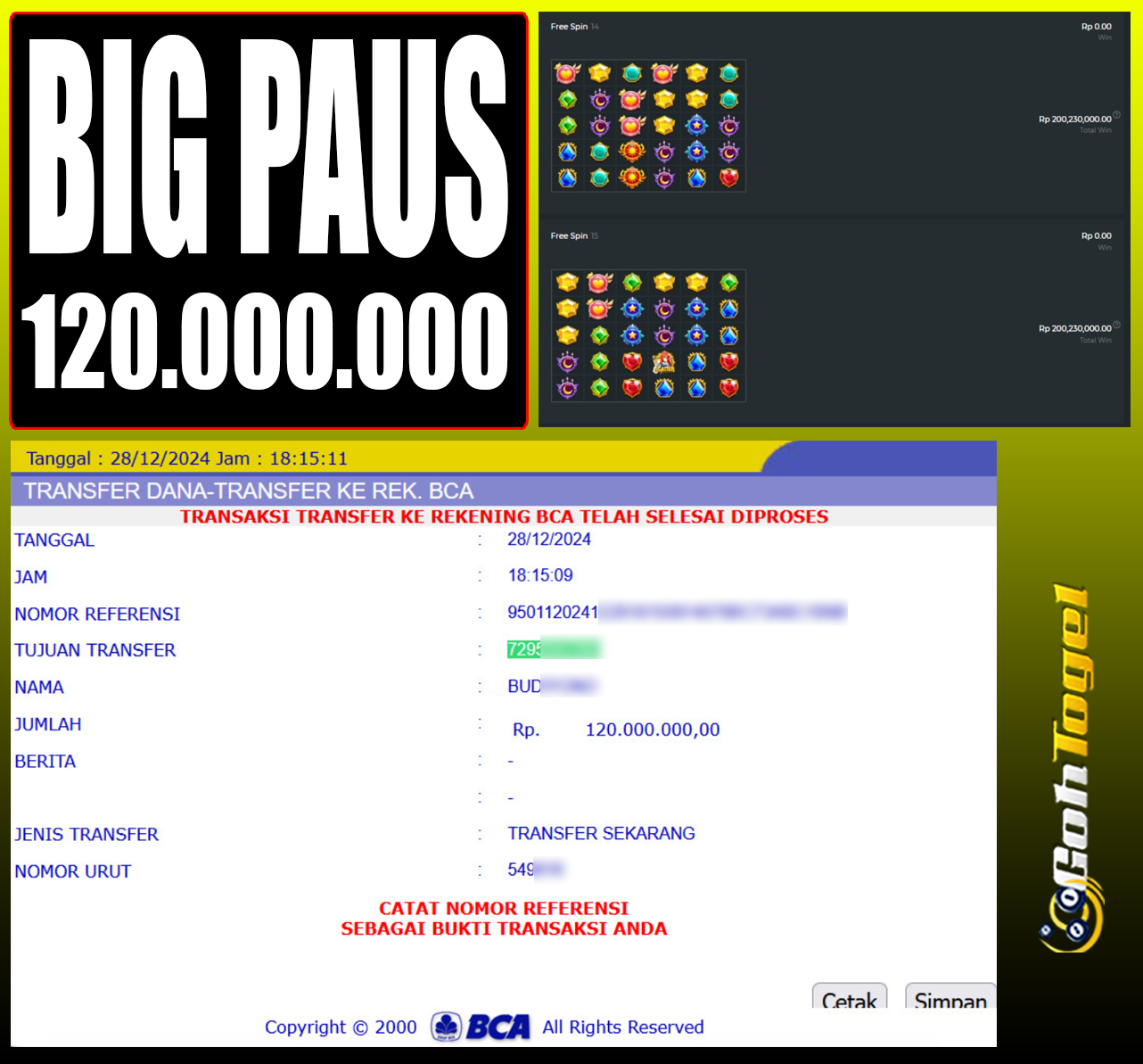 SELAMAT KEPADA ID XXX JACKPOT SLOT PRAGMATIC