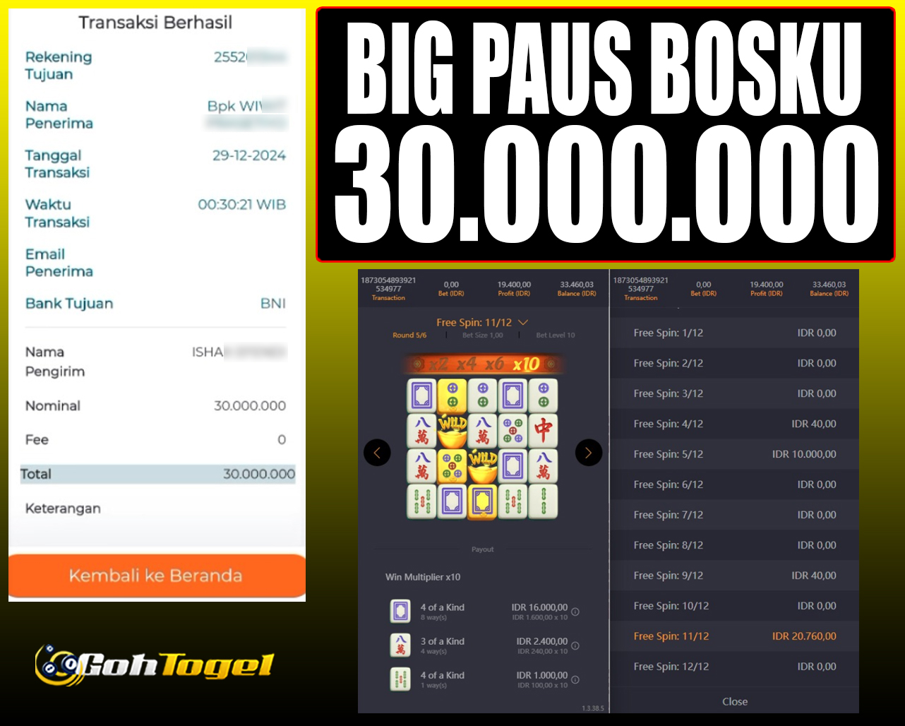 SELAMAT KEPADA ID XXX JACKPOT SLOT PRAGMATIC