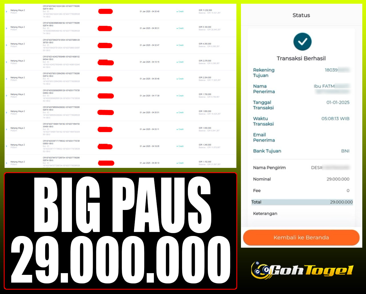 SELAMAT KEPADA ID XXX JACKPOT SLOT PRAGMATIC