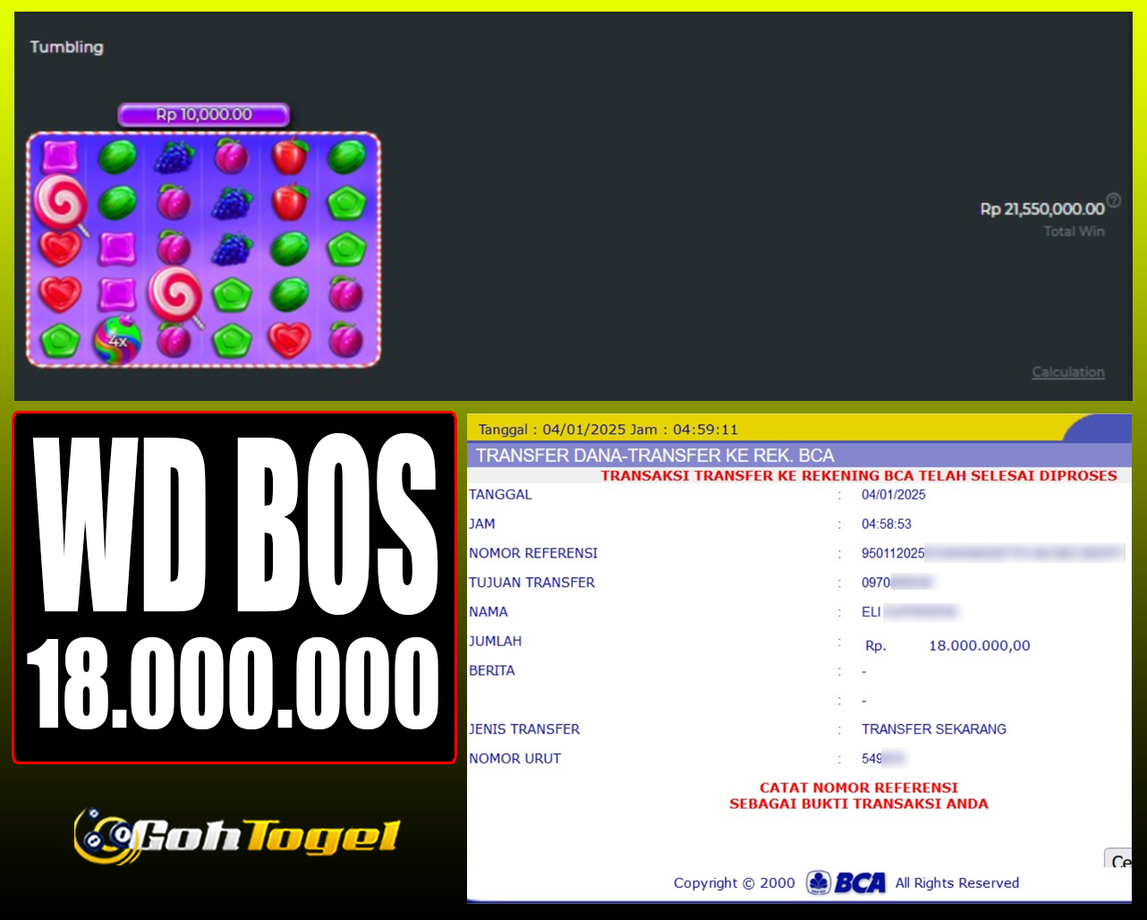 SELAMAT KEPADA ID XXX JACKPOT SLOT PRAGMATIC