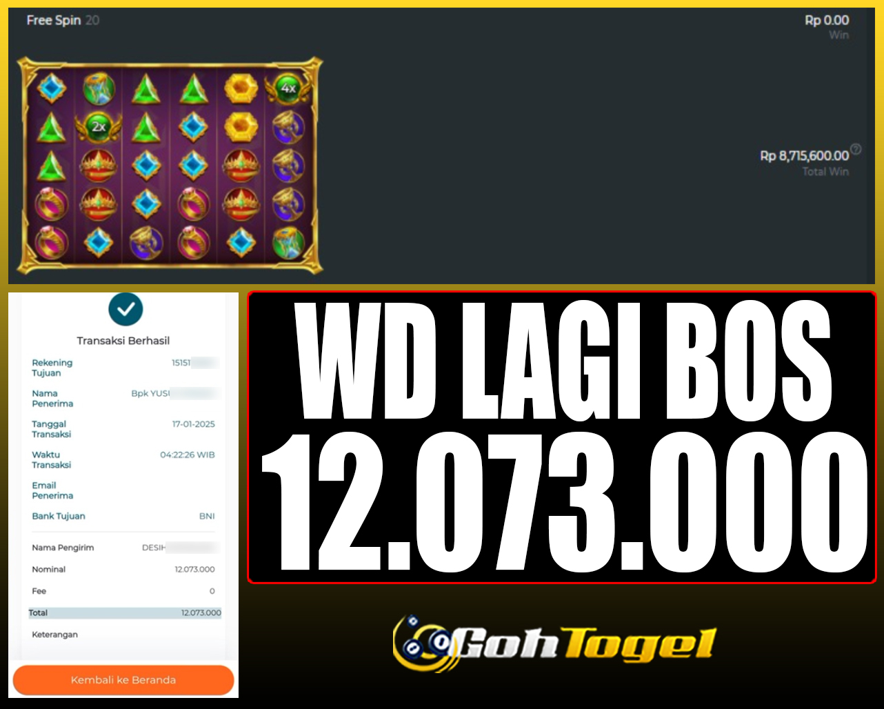 SELAMAT KEPADA ID XXX JACKPOT SLOT PRAGMATIC