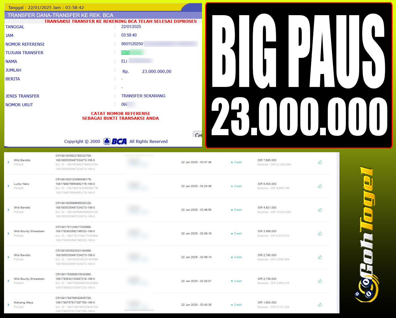 SELAMAT KEPADA ID XXX JACKPOT SLOT PRAGMATIC