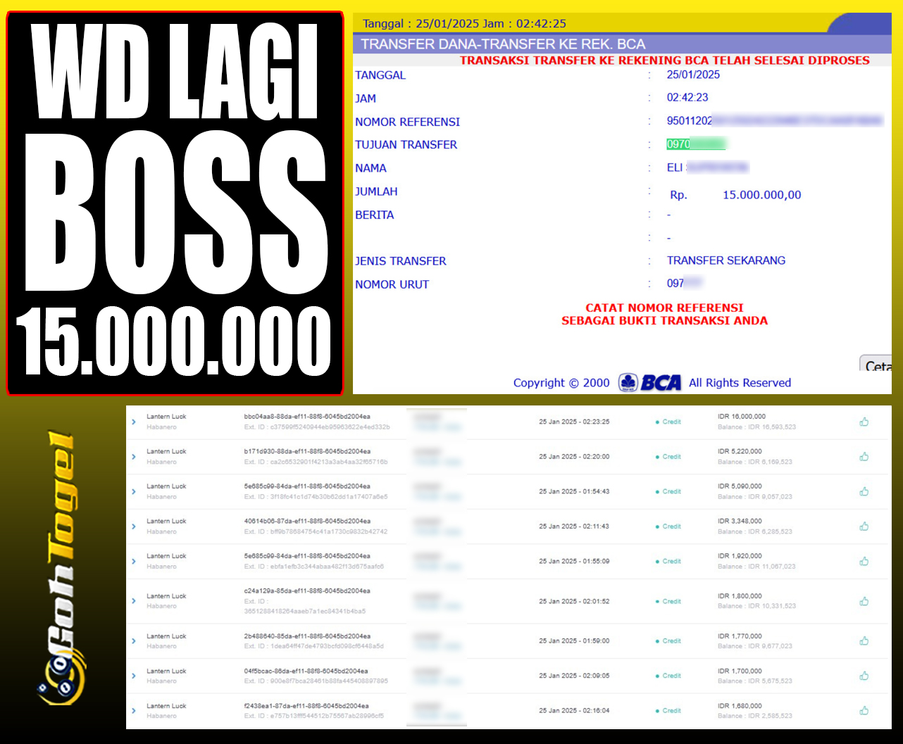 SELAMAT KEPADA ID XXX JACKPOT SLOT PRAGMATIC