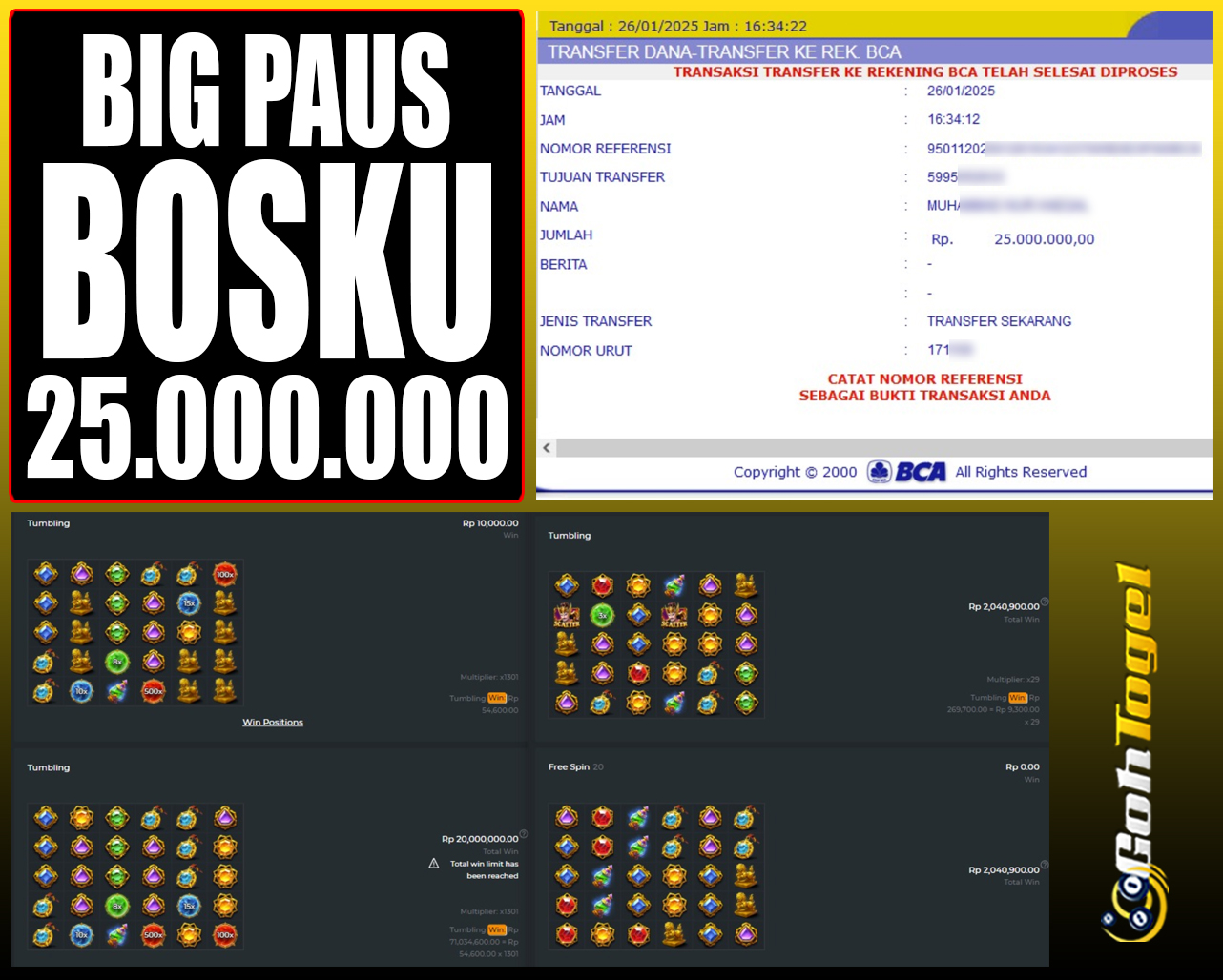 SELAMAT KEPADA ID XXX JACKPOT SLOT PRAGMATIC