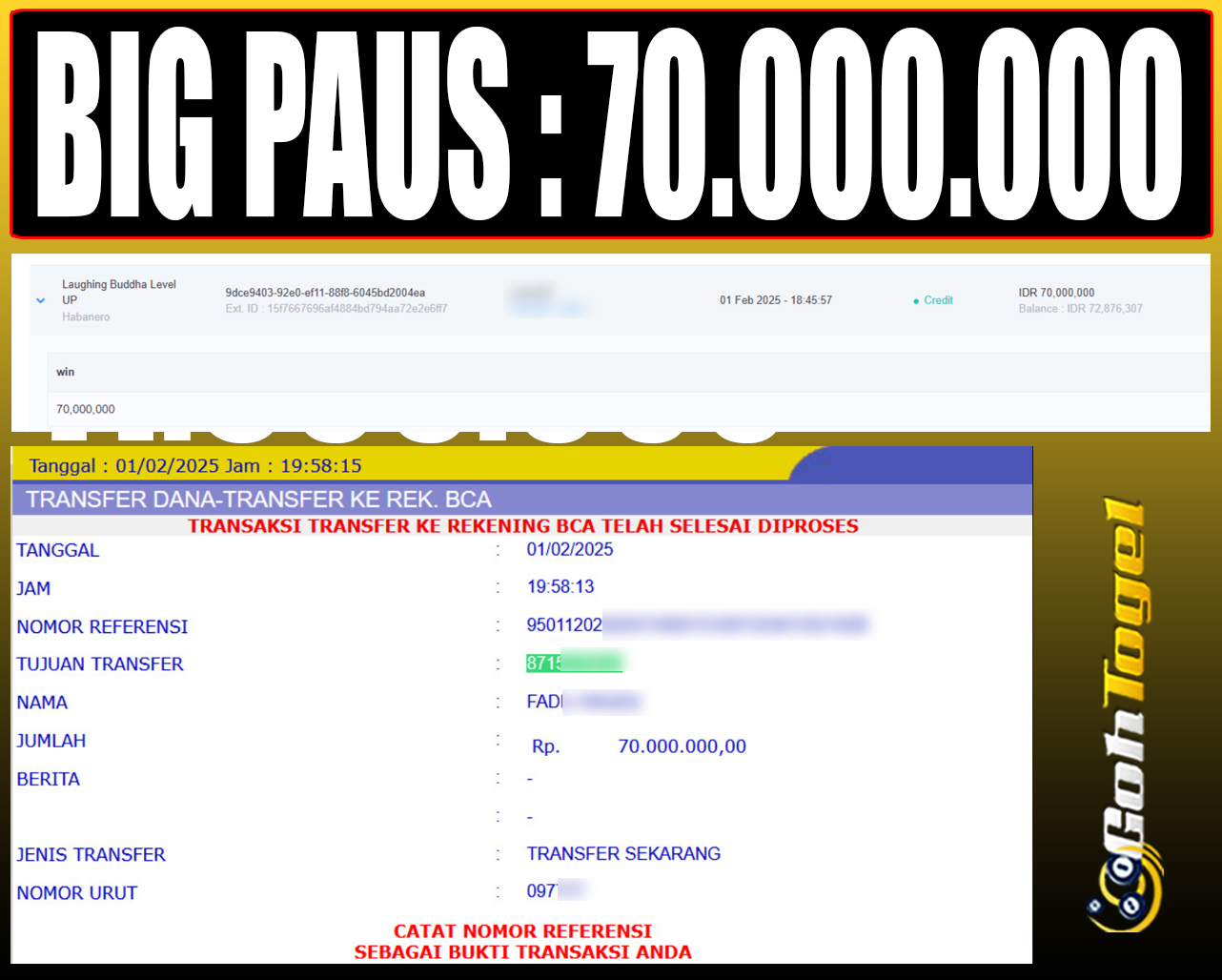 SELAMAT KEPADA ID XXX JACKPOT SLOT PRAGMATIC