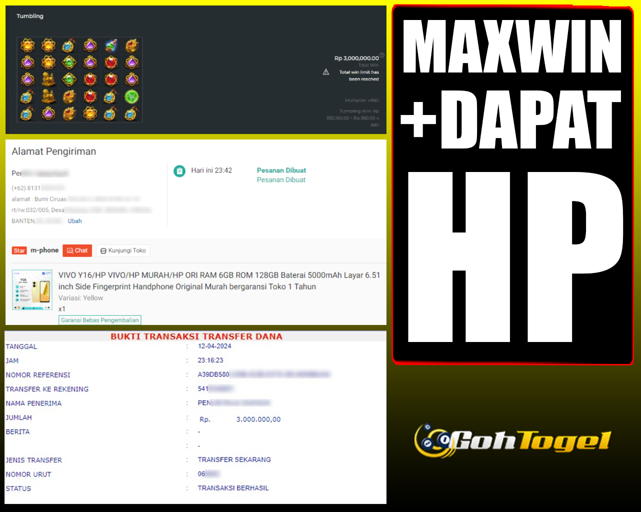 SELAMAT KEPADA ID XXX JACKPOT SLOT PRAGMATIC