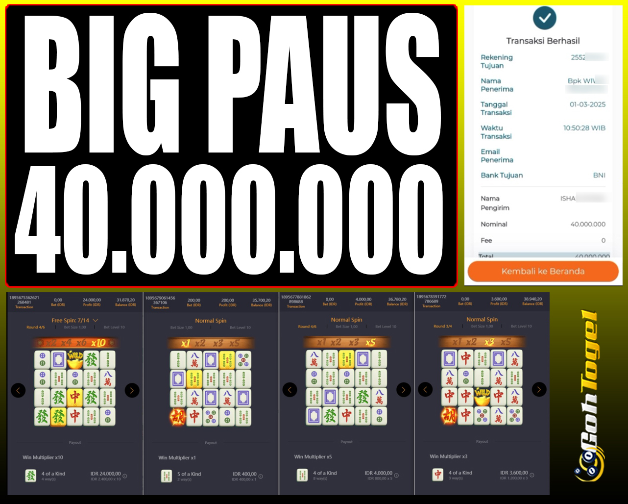 SELAMAT KEPADA ID XXX JACKPOT SLOT PRAGMATIC