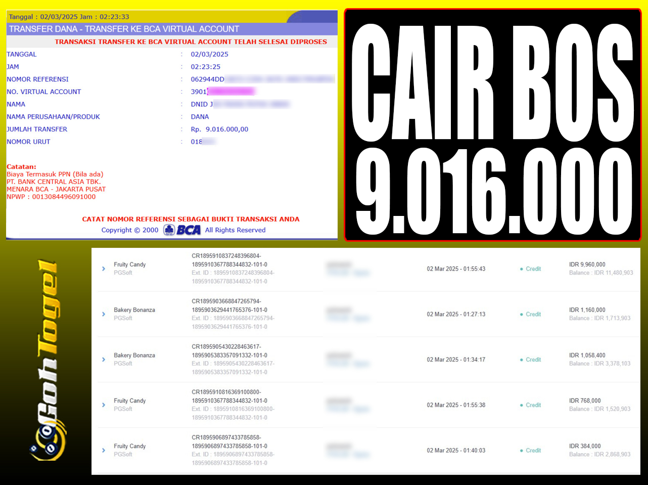 SELAMAT KEPADA ID XXX JACKPOT SLOT PRAGMATIC