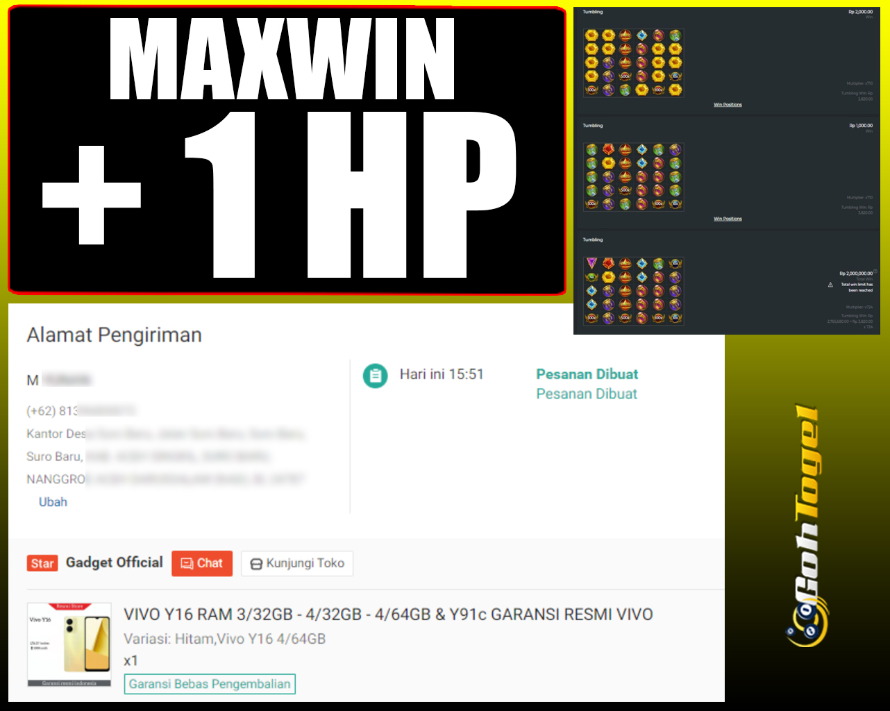 SELAMAT KEPADA ID XXX JACKPOT SLOT PRAGMATIC