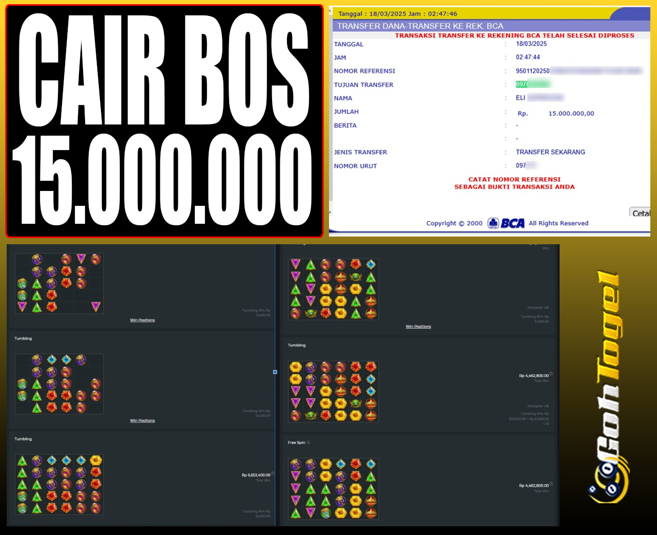  SELAMAT KEPADA ID XXX JACKPOT SLOT PRAGMATIC