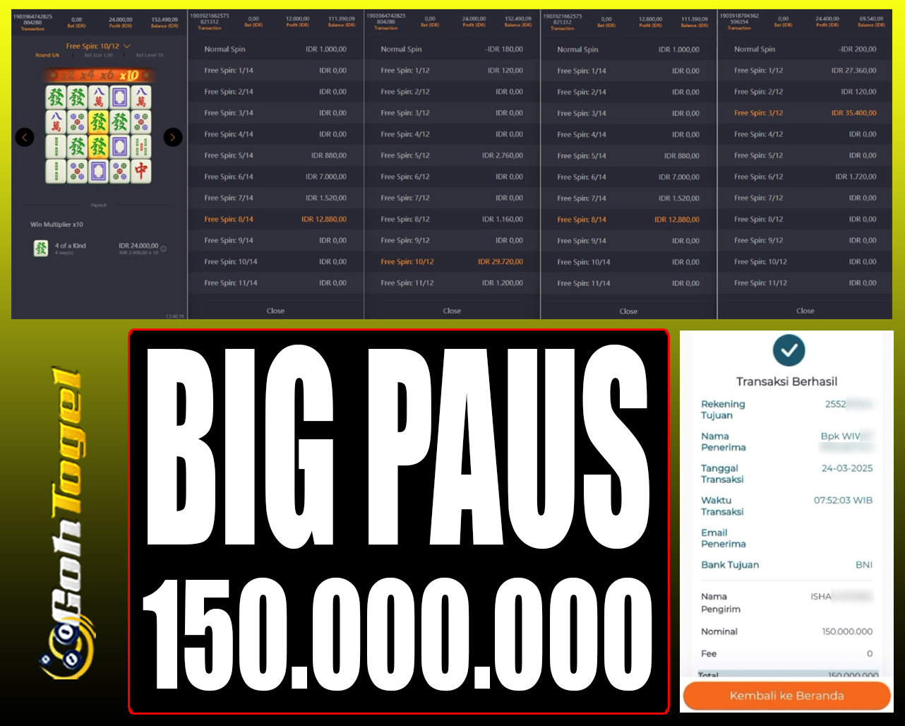  SELAMAT KEPADA ID XXX JACKPOT SLOT PRAGMATIC