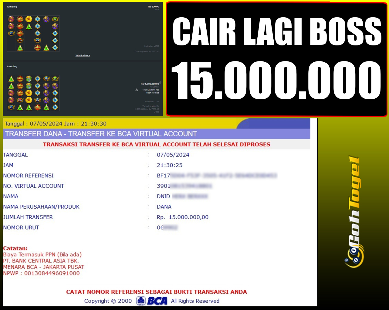 SELAMAT KEPADA ID XXX JACKPOT SLOT PRAGMATIC