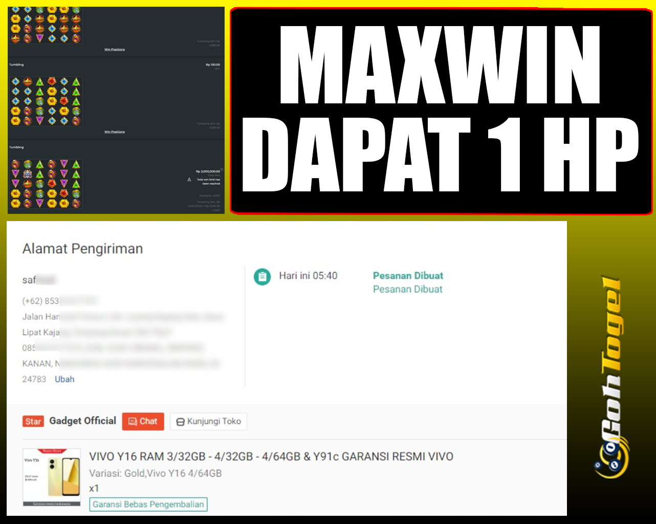 SELAMAT KEPADA ID XXX JACKPOT SLOT PRAGMATIC