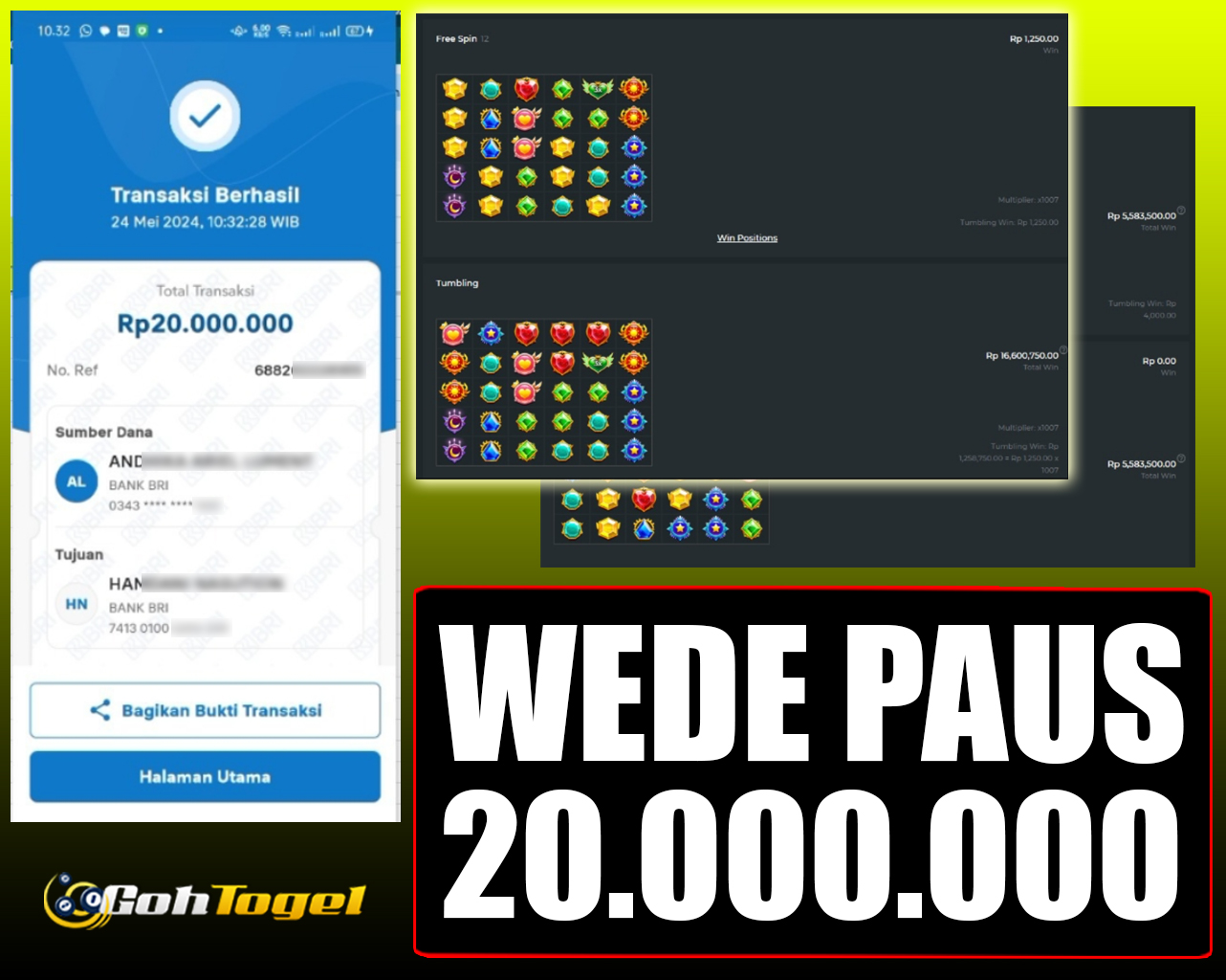 SELAMAT KEPADA ID XXX JACKPOT SLOT PRAGMATIC