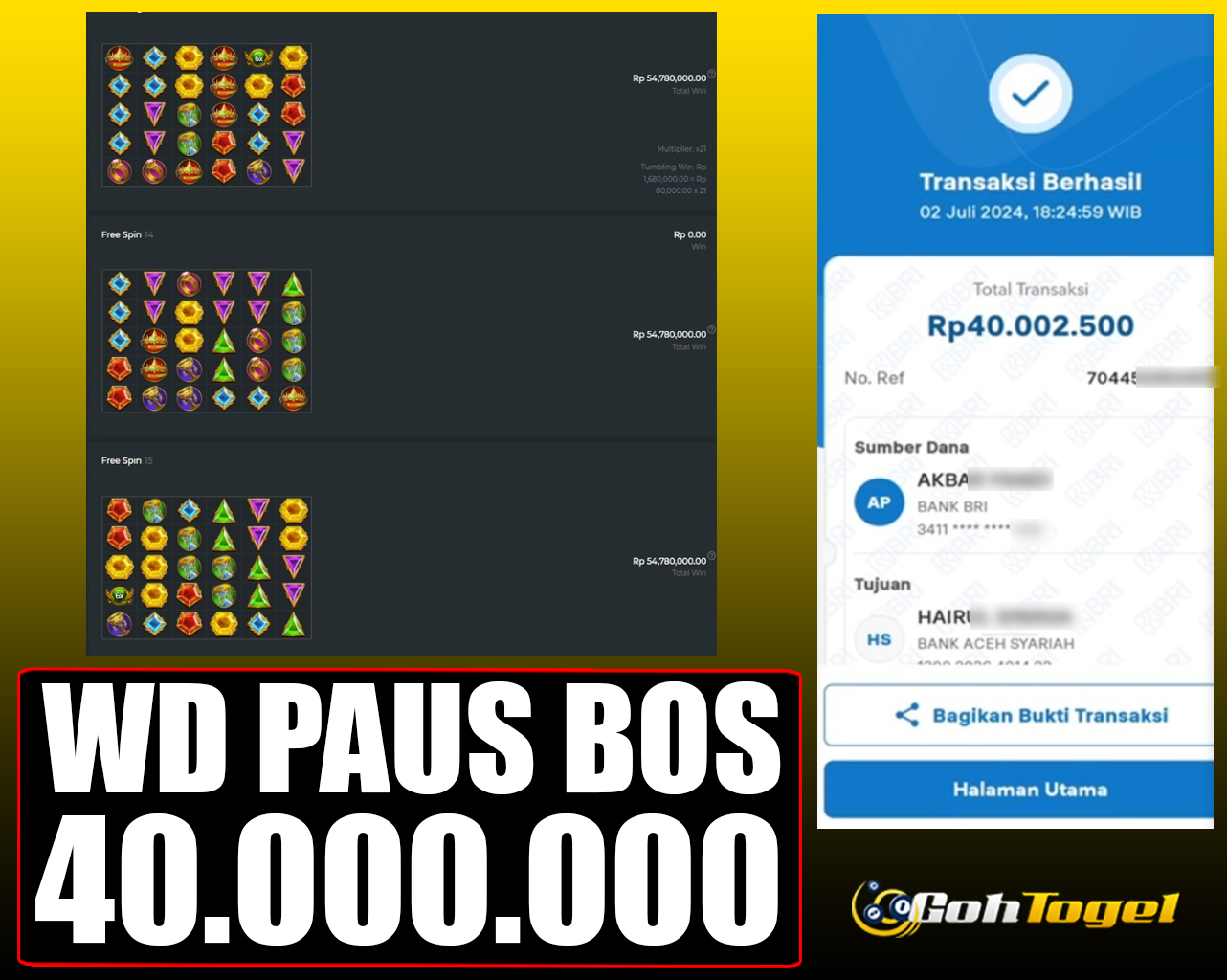 SELAMAT KEPADA ID XXX JACKPOT SLOT PRAGMATIC