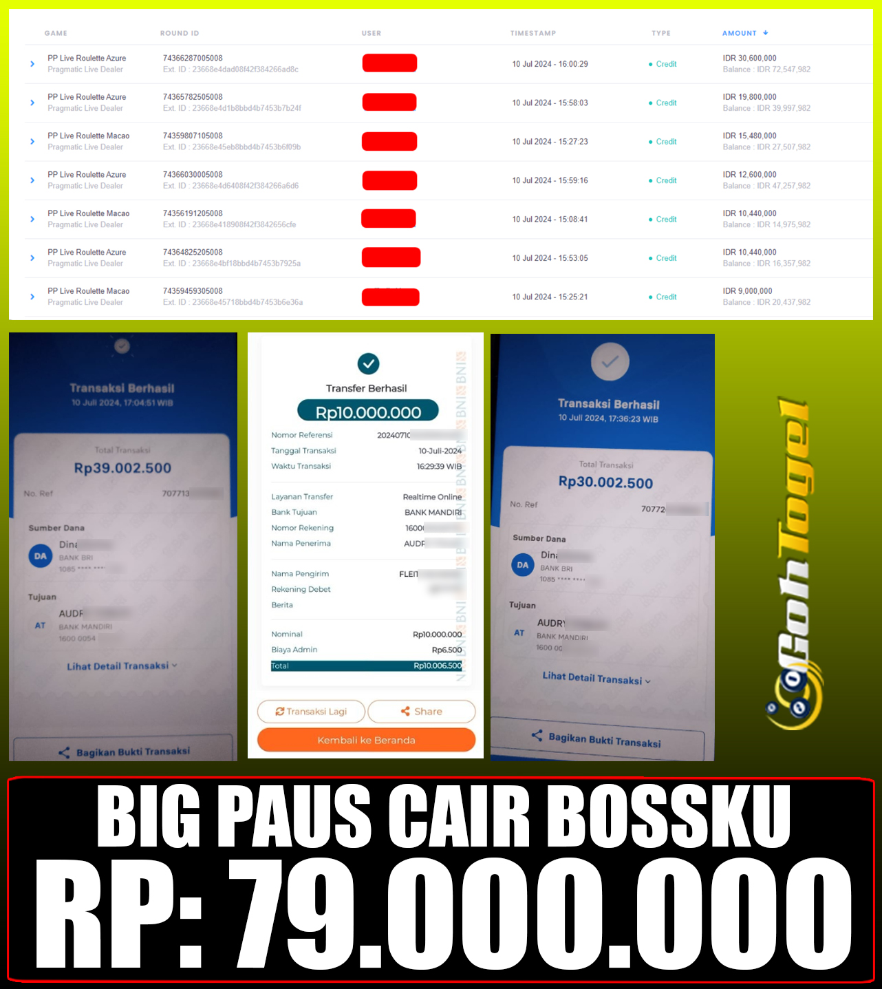 SELAMAT KEPADA ID XXX JACKPOT SLOT PRAGMATIC