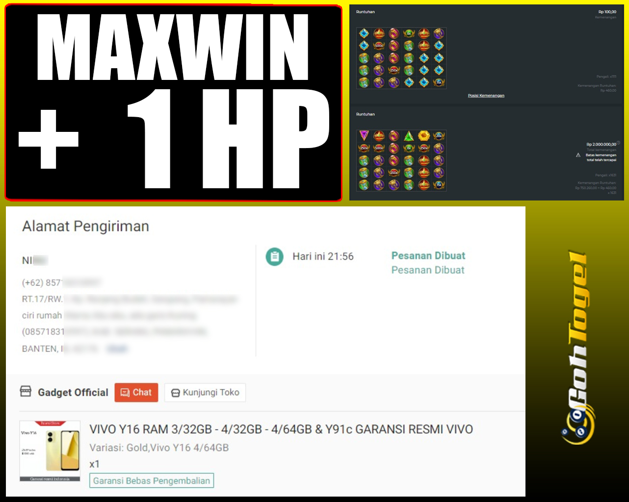 SELAMAT KEPADA ID XXX JACKPOT SLOT PRAGMATIC